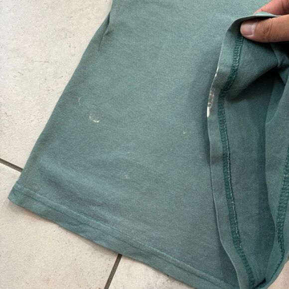 Vintage San Francisco California T-Shirt Size L Anvil Green Grunge - Picture 6 of 7